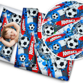 Baby bedding set 2pc 100% cotton pillowcase duvet cover 70x80cm fit crib - Football