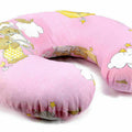 Cover Feeding Pillow Nursing Maternity Baby Breastfeeding Cotton Ladder Pink