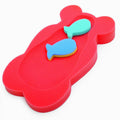 Baby Bath Sponge Support Comfort Soft Safe Foam Mat Toddler +Two Sponge Pink