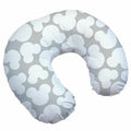 Baby Feeding Pillow+Removable Cover Cotton Newborn Maternity Mouse Grey