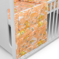 Teddy Honey Peach Cot Tidy Organiser Bed Nursery Hanging Storage 6 Pockets