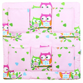 Cot Tidy Organiser Bed Nursery Hanging Storage 6 Pockets Owls Pink