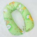 Large Breast Feeding Pillow Cotton Baby Nursing Maternity Pregnancy Ladder Green