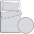 Baby Bedding Set 70x80cm Pillow Duvet 4Pc Fit Crib Grey