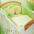 Baby bedding set 2pc 100% cotton pillowcase duvet cover 135x100cm - Green snail