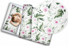 Baby 4Pc Bedding Set With Pillow And Duvet Nursery 120x90cm Garden Flowers - MyHappy Baby