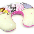 Cover Feeding Pillow Nursing Maternity Baby Breastfeeding Cotton Safari Pink