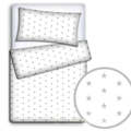 Baby Bedding Fit Crib  70X80cm Pillowcase Duvet Cover 2Pc Small Stars On White