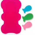 Baby Bath Sponge + 3 Small Sponges Safety Support Comfort Soft Safe Foam Pink
