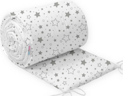 Bedding Set 3Pc Bumper All Around Pillowcase Duvet Cover Fit Cot 120x60cm Milky Way - MyHappy Baby