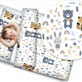 Baby 2Pc Bedding Set Pillow Case + Duvet Cover 135X100cm  Forest Friends