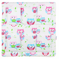 Cot Tidy Organiser Bed Nursery Hanging Storage 6 Pockets Owls White