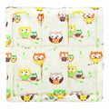 Cot Tidy Organiser Bed Nursery Hanging Storage 6 Pocket 100% Cotton Owls Yellow