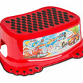 Baby Kids Step Stool Safe Non-Slip Toddlers Potty Training Bathroom Cars Red