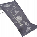 Baby Newborn Bath Pad Soft Seat Deckchair Safety Support For Bathing Owls Grey
