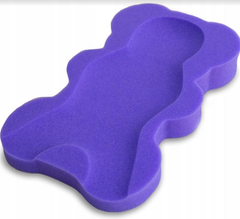 Baby Bath Sponge + 3 Small Sponges Safety Support Comfort Soft Safe Foam Violet - MyHappy Baby