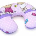 Cover Feeding Pillow Nursing Maternity Baby Breastfeeding Cotton Sheep Pink