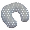 Cover Feeding Pillow Nursing Maternity Baby Breastfeeding Pregnancy Dots Grey