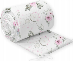 Bedding Set 3Pc Bumper All Around Pillowcase Duvet Cover Fit Cot 120x60cm Dream Catcher - MyHappy Baby