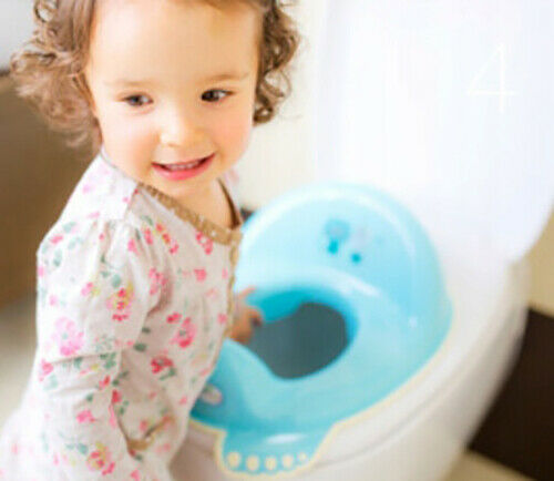 Toilet Training Seat Potty Toddler Boy Girl Trainer Safe Anti-Slip Dog & Cat