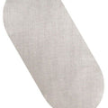 Cotton Fitted Baby Sheet Fit Moses Basket Pram 80X38cm Pearl Silver