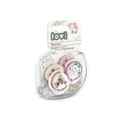 LOVI Dynamic Soother Glow in Dark Silicone 0-2m Dummy 2 pcs Girl wild soul - MyHappy Baby