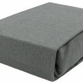 Terry Towelling Fitted Sheet 120x60 Nursery Baby Cot/ Cotbed/ Frotte Grey
