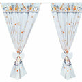 Nursery Curtains for Babies & Toddler's Bedroom Owls moon grey