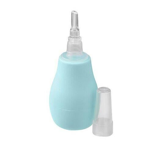 Baby Infant Nose Cleaner Nasal Aspirator Clearer Bulb Hygienic Easy Blue