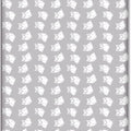 100% cotton fitted sheet printed design for baby crib 90x40cm Owls grey