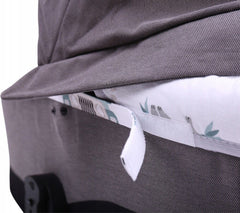 Carrycot cover Double-sided Liner Pushchair Pram On Safari/Sage - MyHappy Baby