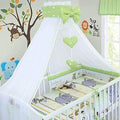 10pcs baby bedding set 100% cotton fit cot 120x60cm Safari Green