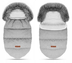 Universal Footmuff Husky Babymam Light Grey/ Grey - MyHappy Baby
