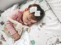 3Pc Baby Bedding Set Bumper All-round Pillow Duvet Fit Cot 120x60cm Fairy-tale Forest - MyHappy Baby