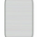 Cotton Fitted Baby Sheet Fit Moses Basket Pram 80X38cm Stripes Grey
