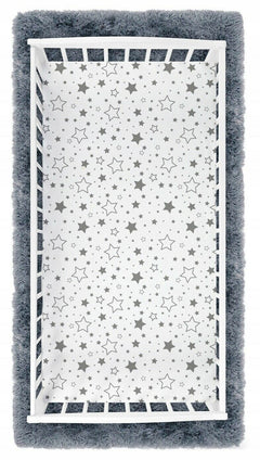 Baby Fitted Toddler Bed Sheet Printed 100% Cotton Mattress 160X80cm Milky Way - MyHappy Baby