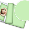 Baby 4Pc Bedding Set Pillow Duvet Quilt Fit Cotbed 140x70cm Green