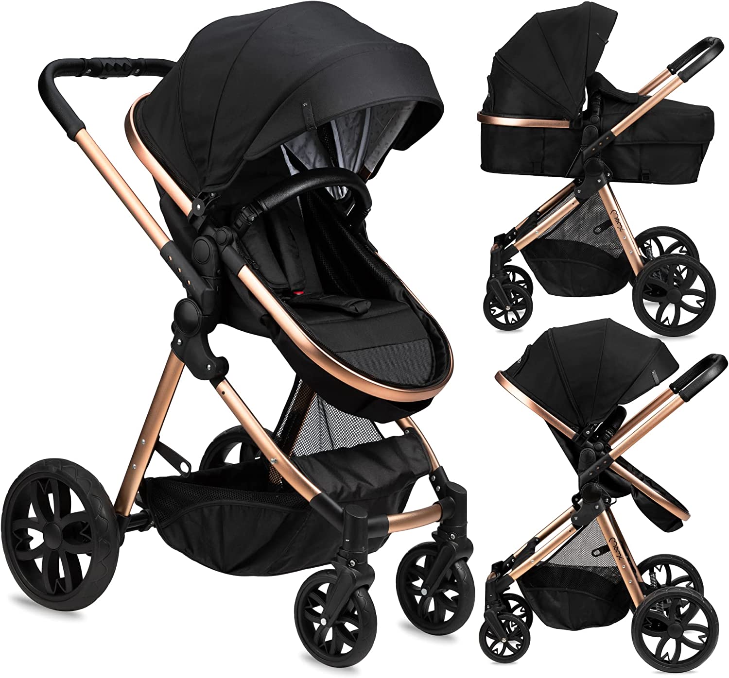 MoMi Limuru 2-in-1 Black