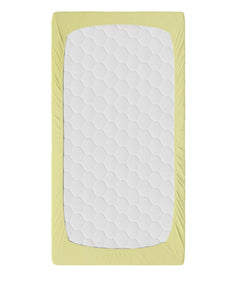 2-pack soft fitted sheet jersey stretchy cotton fit Junior bed 160/80cm Yellow - MyHappy Baby