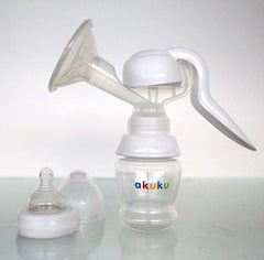 Breast Pump Comfort Manual Natural Bpa Free With Bottle Teat Akuku - MyHappy Baby