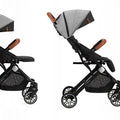 Baby Stroller Lightweight Maneuverable Folded Pushchair Buggy Momi Estelle Grey