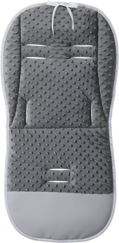 Universal Double Sided Pram Seat Liner Pushchair Buggy GRAPHITE/Forest Friends - MyHappy Baby