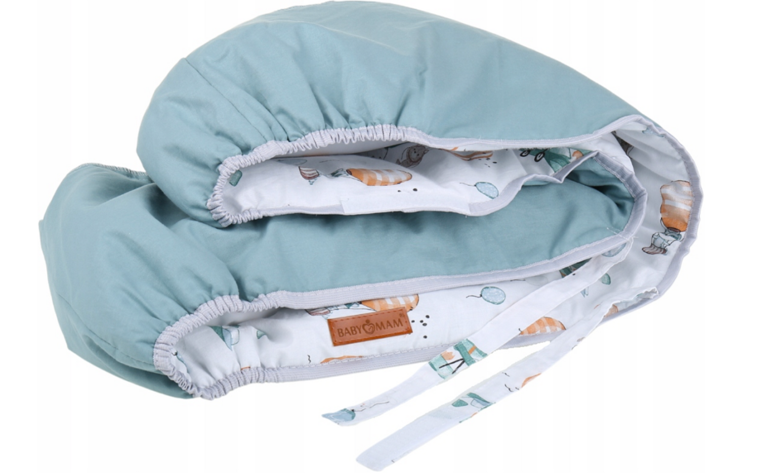 Carrycot cover Double-sided Liner Pushchair Pram Dreamy Flight/Sage