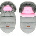 Footmuff Husky Babymam Light Grey/ Pink