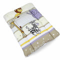 Baby 100% cotton changing mat child toddler Safari beige