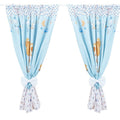 Nursery Curtains for Babies & Toddler's Bedroom Big teddy blue