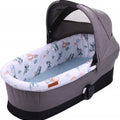Carrycot cover Double-sided Liner Pushchair Pram Dreamy Flight/Sage