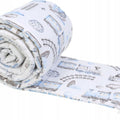 Padded Baby Bumper To Fit Cot 120x60 All around 100% Cotton 360cm Bumper Retro Locomotive