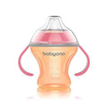 Non-Spill Cup 180Ml Baby Toddler With Soft Spout Natural Nursing Babyono Orange