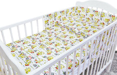 Baby Bedding Set 10Pc Fit Cot bBd 140x70cm - Football Teddy Bear - MyHappy Baby